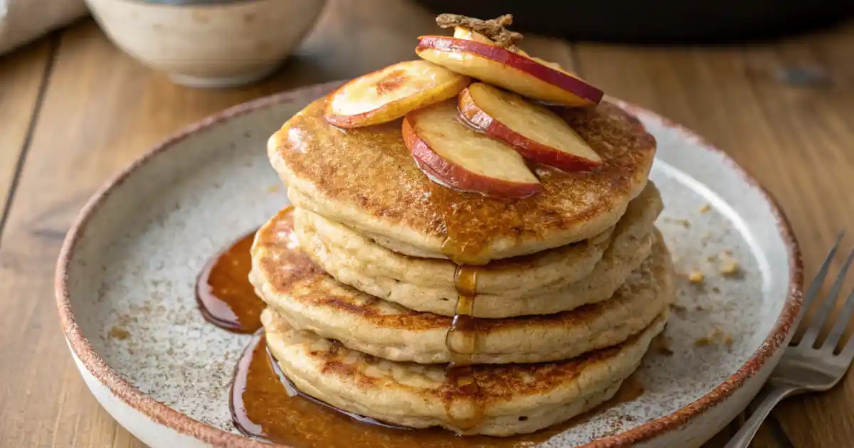 Apple Oat Pancakes