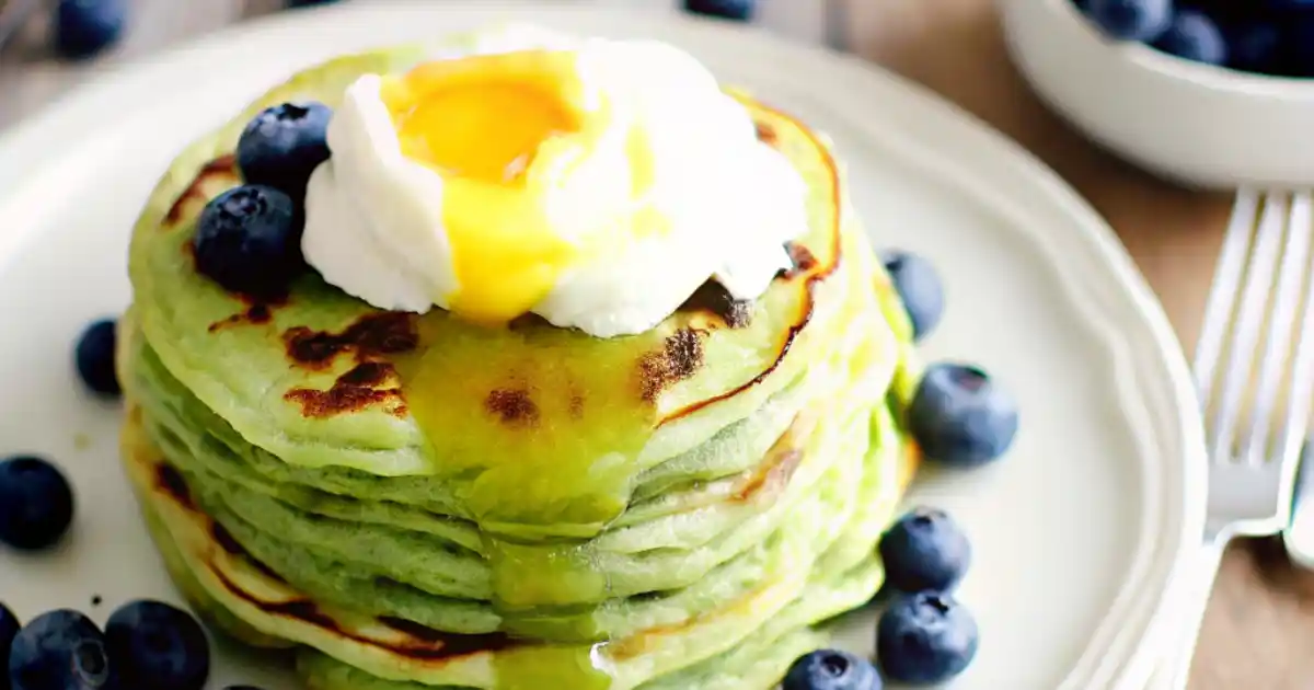 Blueberry Avocado Pancakes