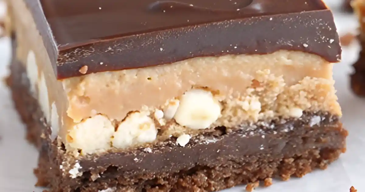 Chocolate Caramel Peanut Butter Pretzel Bars