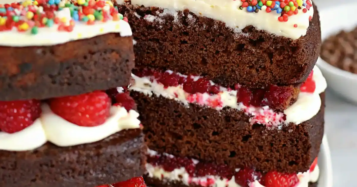 Chocolate Raspberry Cake