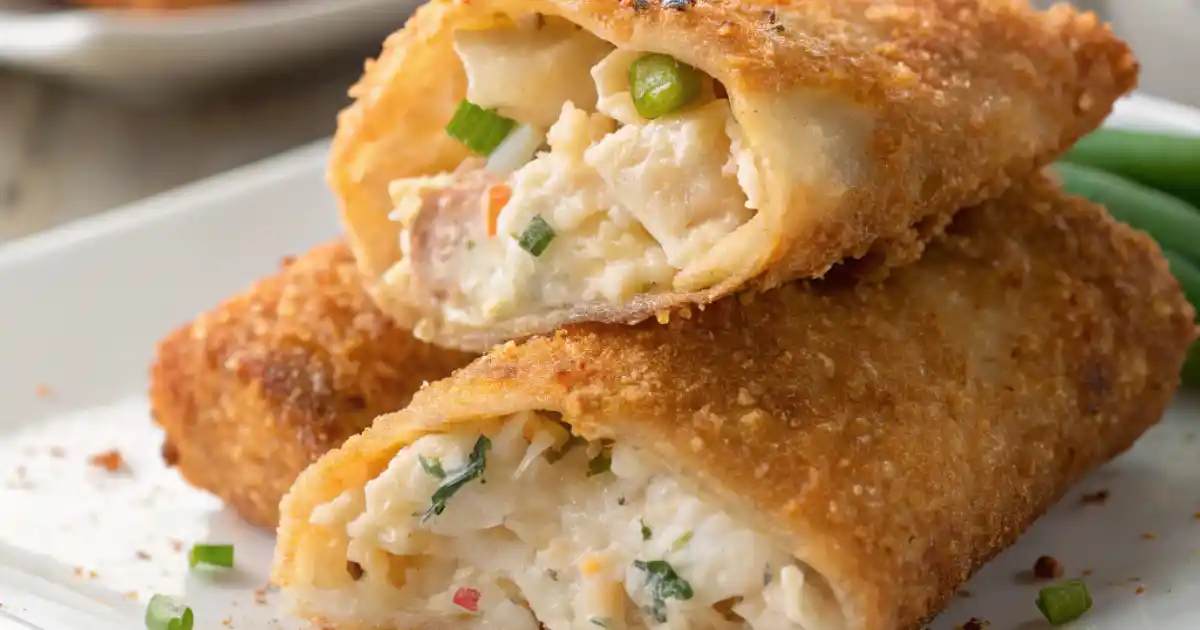 Crab Rangoon Egg Rolls Recipe
