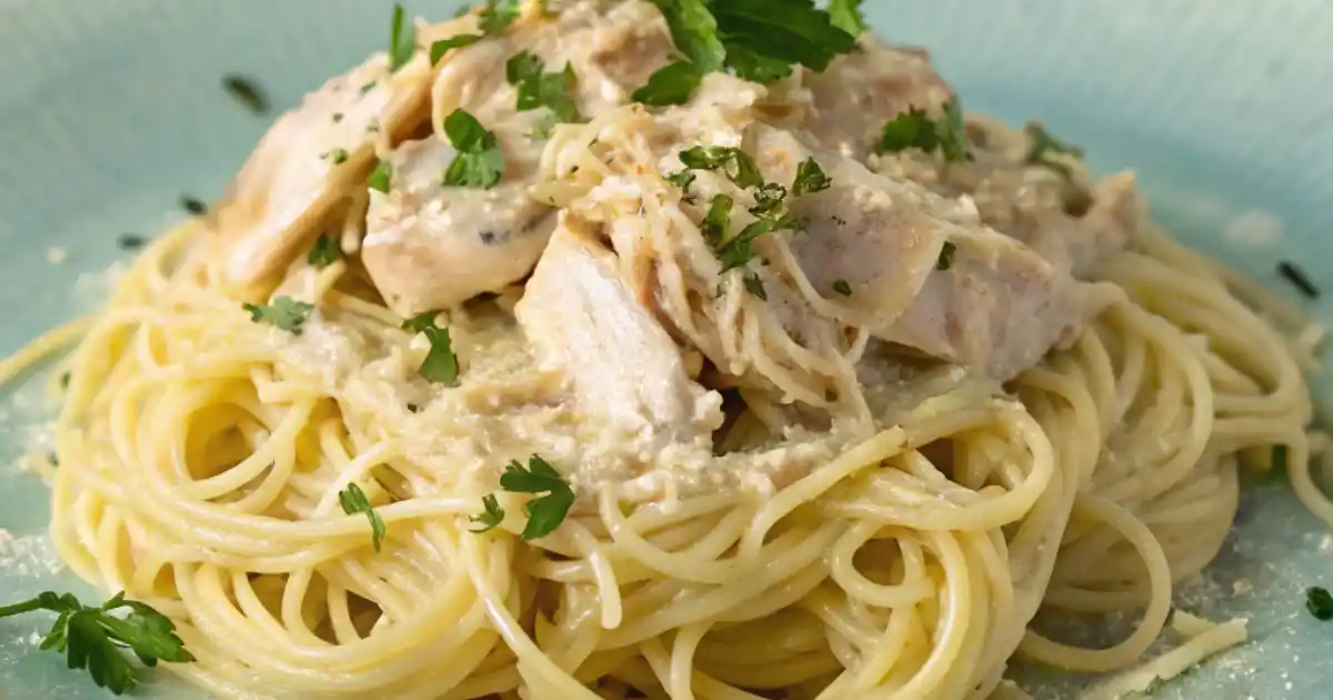 Creamy Crockpot Angel Chicken