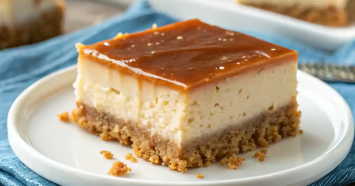 Dulce de Leche Cheesecake Bars