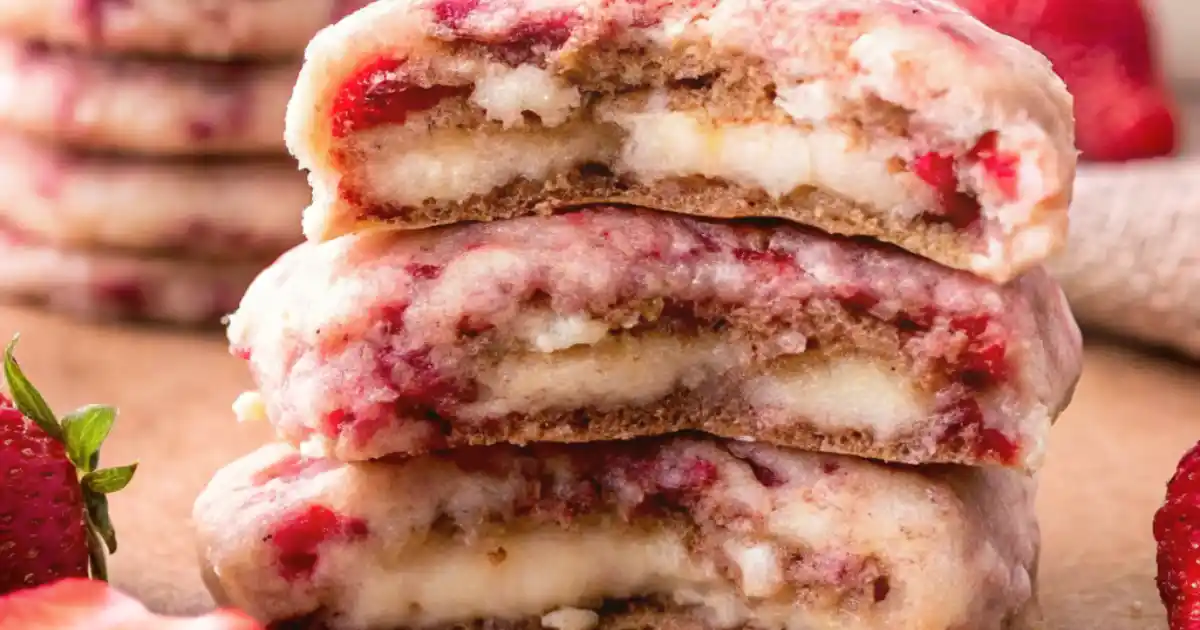 STRAWBERRY CHEESECAKE COOKIES