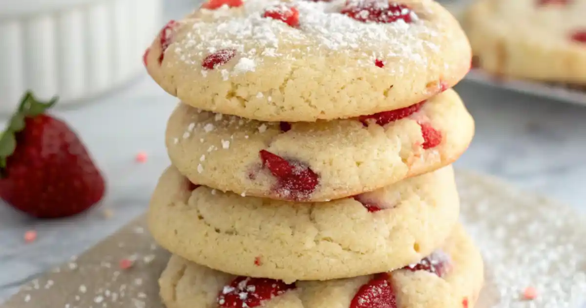 STRAWBERRY SHORTCAKE COOKIES