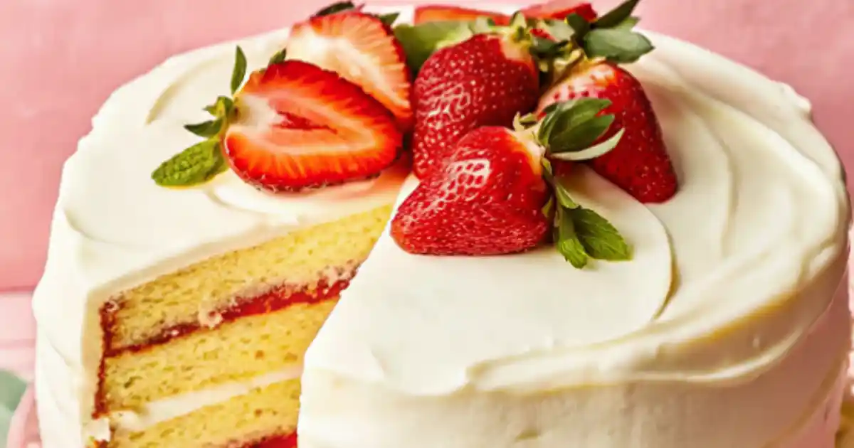 Strawberry Birthday Cake Recipe