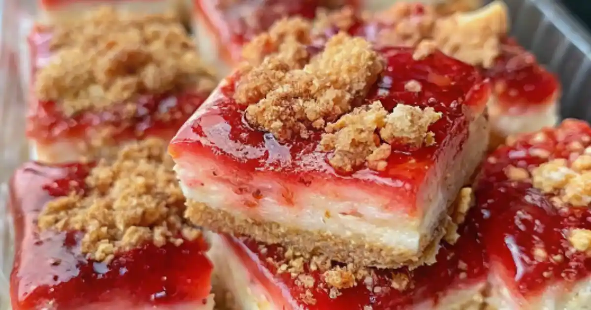 Strawberry Crunch Cheesecake Bites
