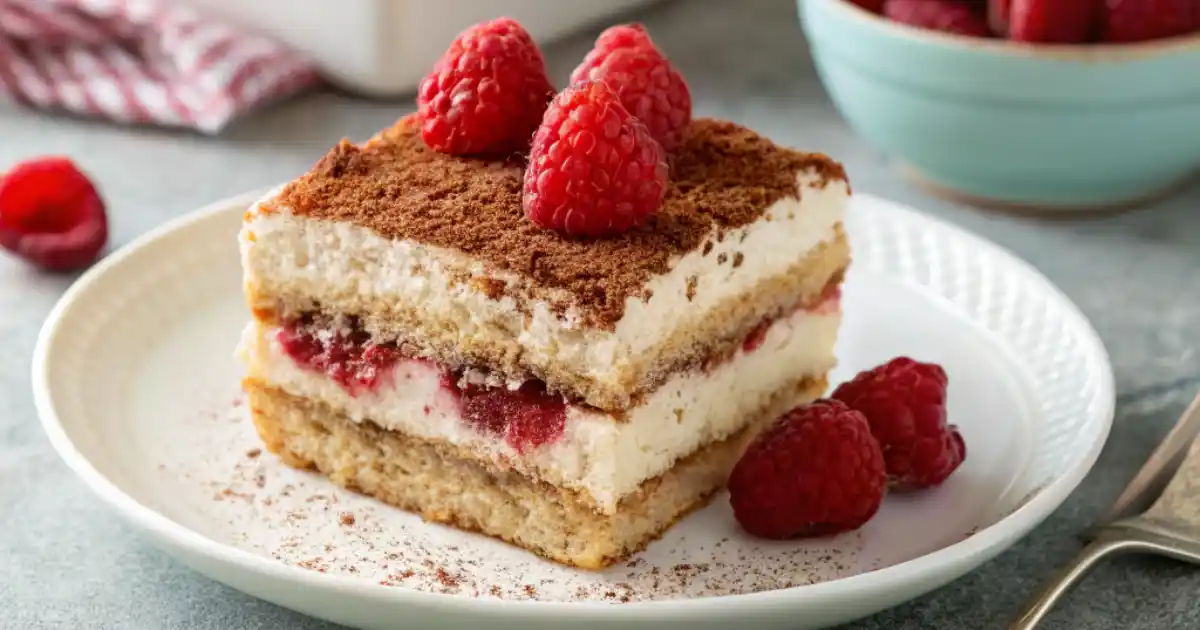 decadent Raspberry Tiramisu
