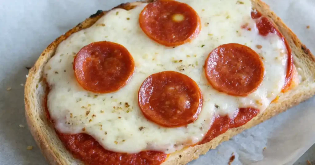 garlic toast pizza