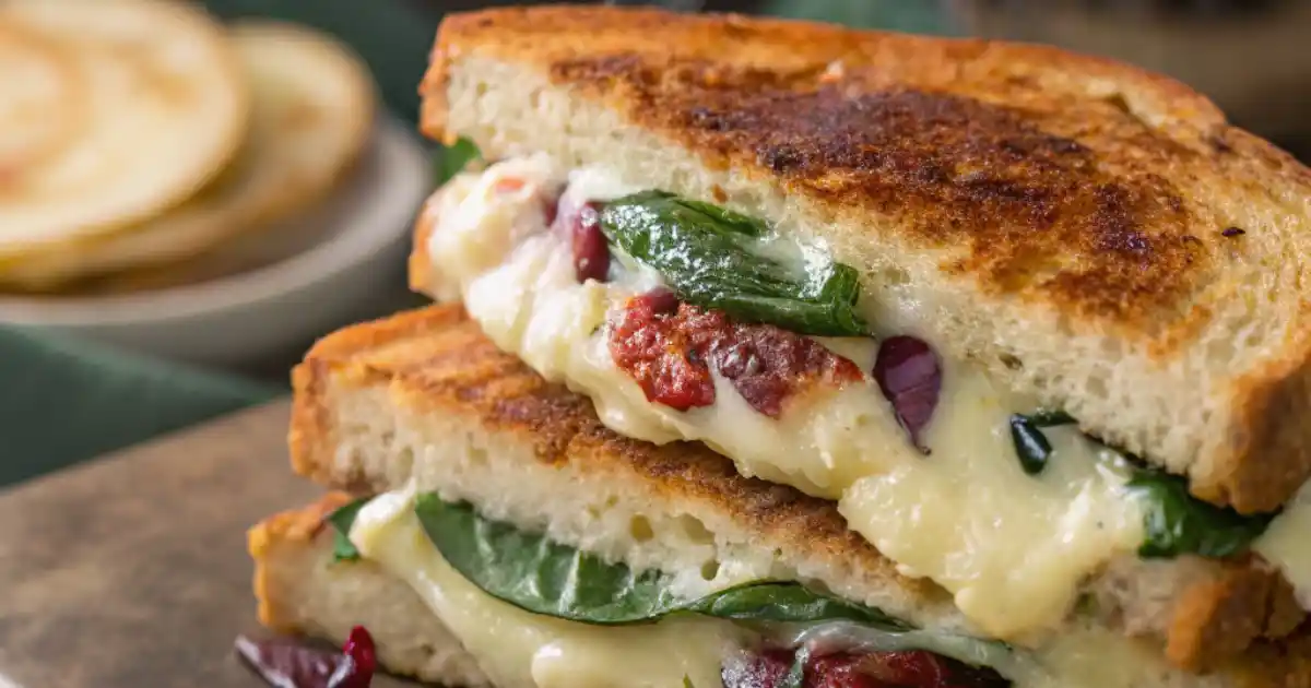 Mediterranean Grilled Cheese