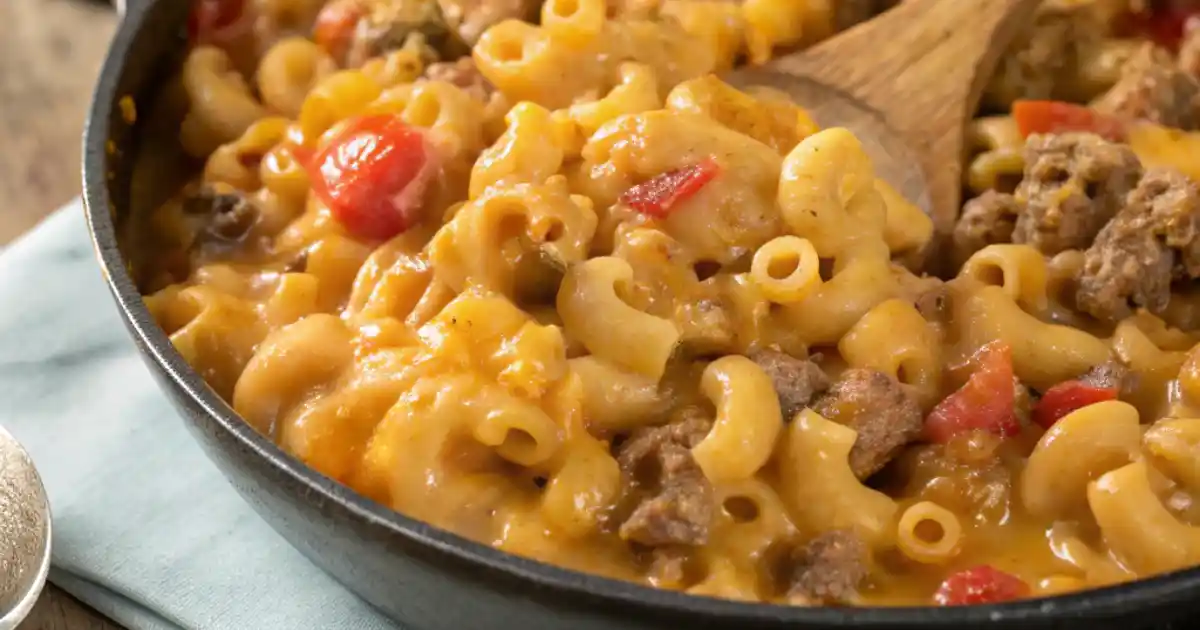 One-pan Taco Mac and Cheese