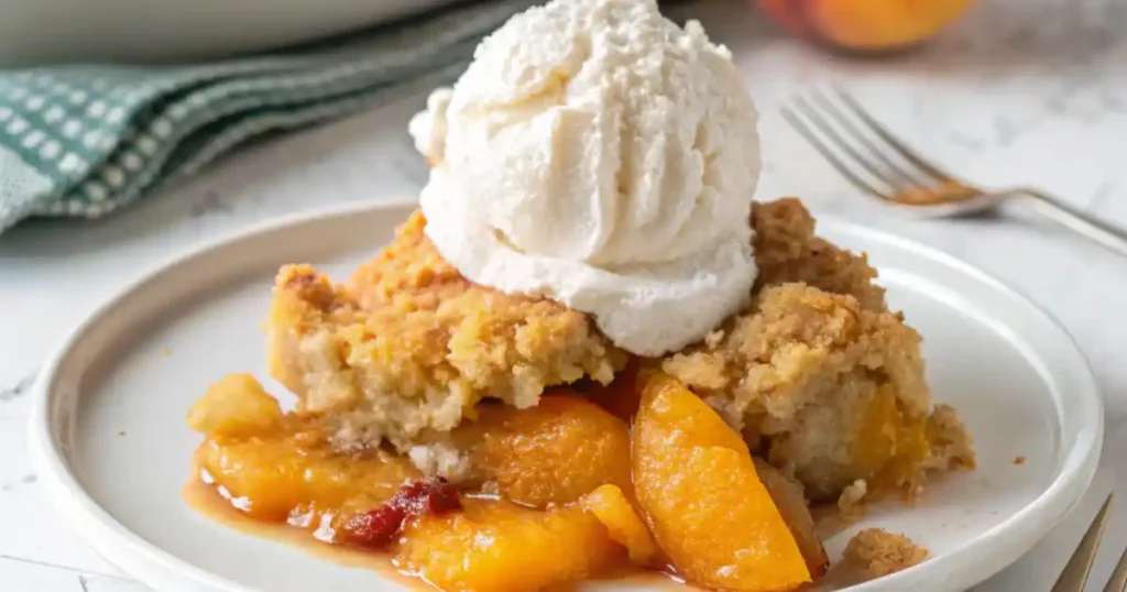 Peach Dump Cake Peach Dump Cake