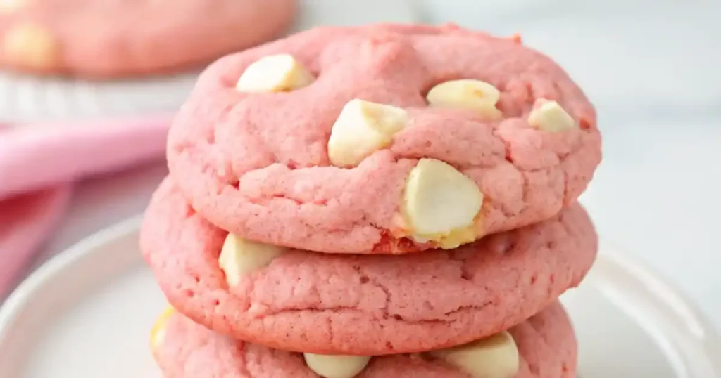 STRAWBERRY CAKE MIX COOKIES