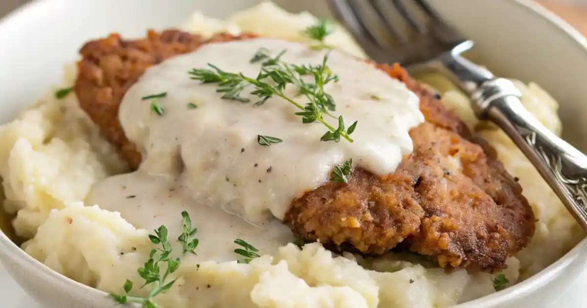 Southern Chicken Fried Steak with Creamy Gravy