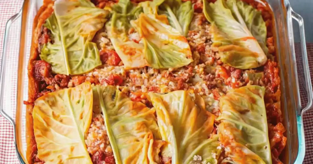 Stuffed Cabbage Roll Casserole