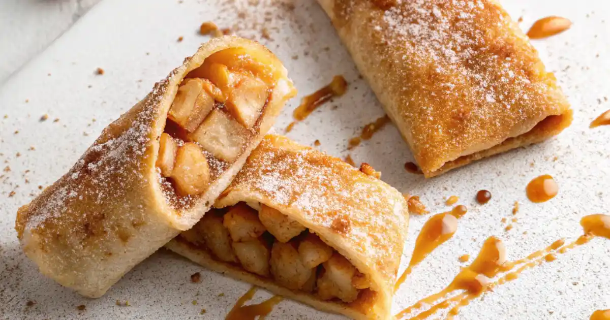 mini Apple Pie Chimichangas
